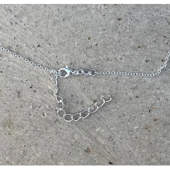 Three Crosses on Calvary Necklace, Faith Religious Christian Jewelry, Cross Neck - Picture 3 of 4